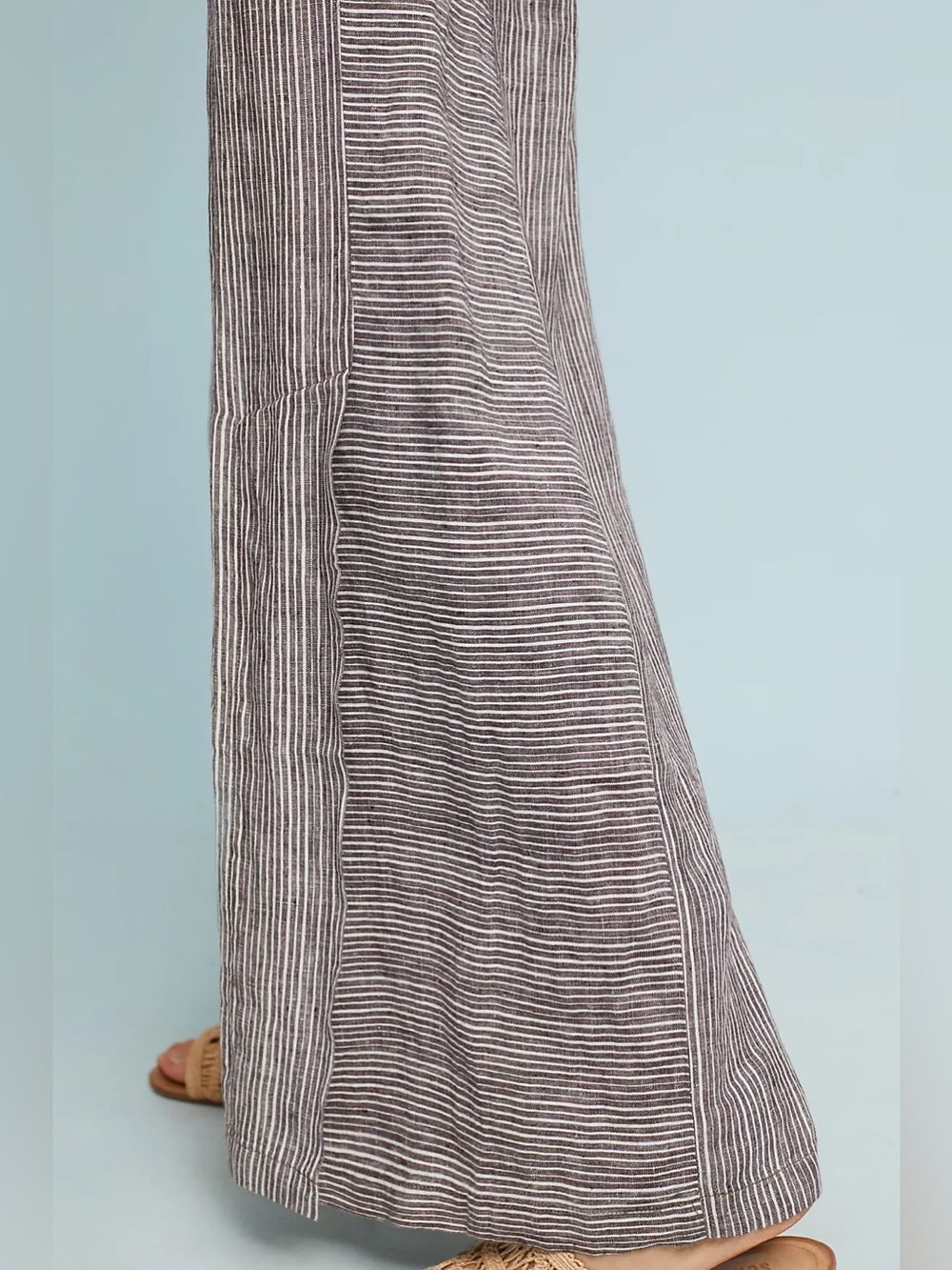 Anthropologie ett:twa Striped Linen Pant - Picture 2 of 12
